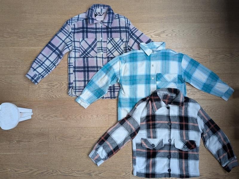 veste - chemise chaude fille - taille 152 (12 ans), Enlèvement, Utilisé, Fille