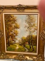 Peinture sur toile signée  P.HYDE, Enlèvement