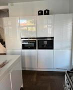 STIJLVOLLE EILAND WITTE KEUKEN MET APPARATUUR, Huis en Inrichting, Wit, Graniet of Steen, Dubbelwandige keuken, Ophalen of Verzenden