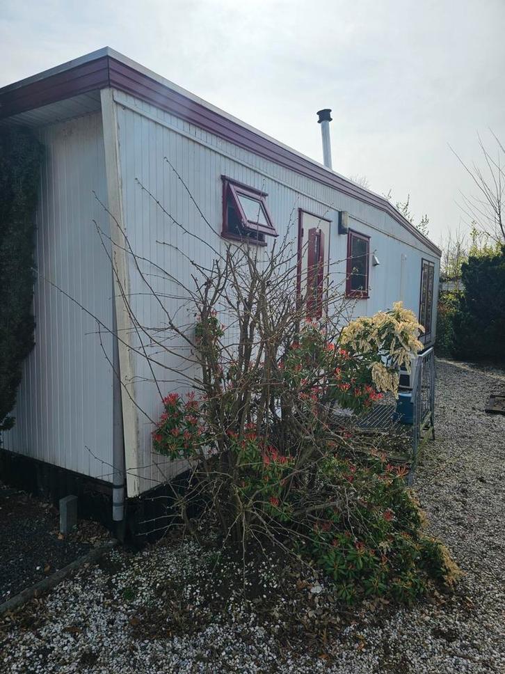 Chalet met inschrijving moet weg, Caravans en Kamperen, Stacaravans, Ophalen of Verzenden