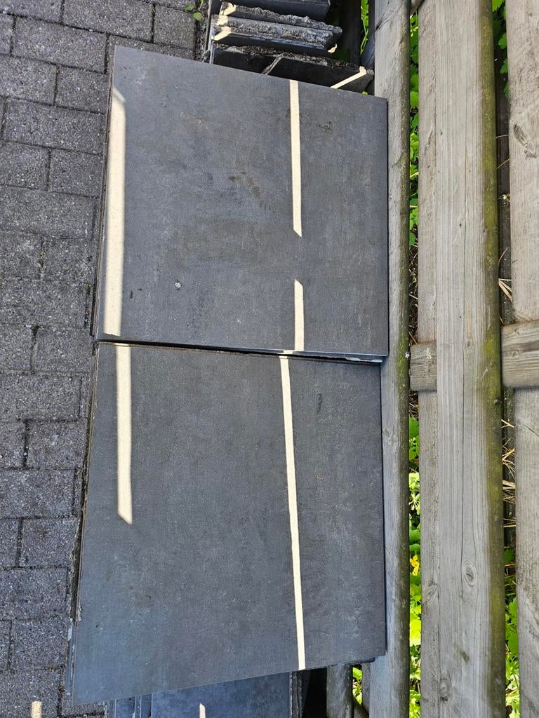 Gratis terrastegels, Tuin en Terras, Ophalen, Gebruikt