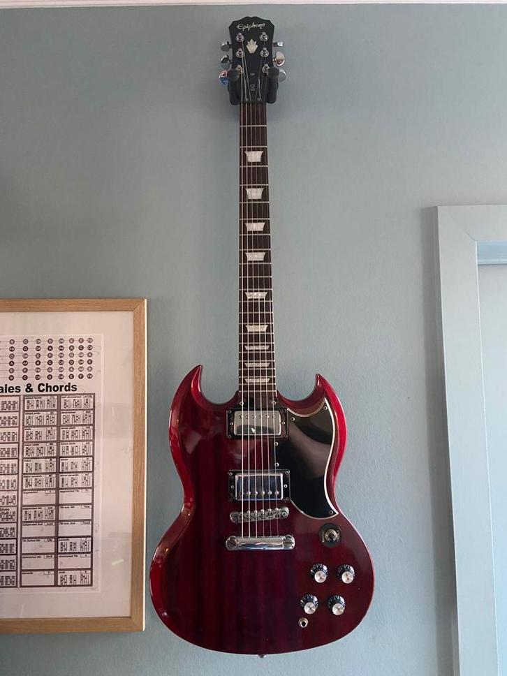 Epiphone SG G-400 in topstaat (2005), Musique & Instruments, Instruments à corde | Guitares | Électriques, Utilisé, Solid body