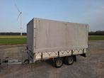 Geremde gesloten aanhangwagen bache MTM 2700kg dubbelasser, Ophalen, Gebruikt