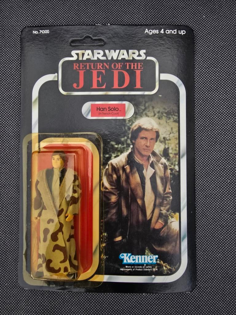 Trench-coat Han Solo vintage Star Wars Moc 79 noir, Collections, Star Wars, Enlèvement ou Envoi