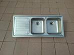 TE KOOP - Dubbele spoelbak Franke, Huis en Inrichting, Ophalen, Gebruikt