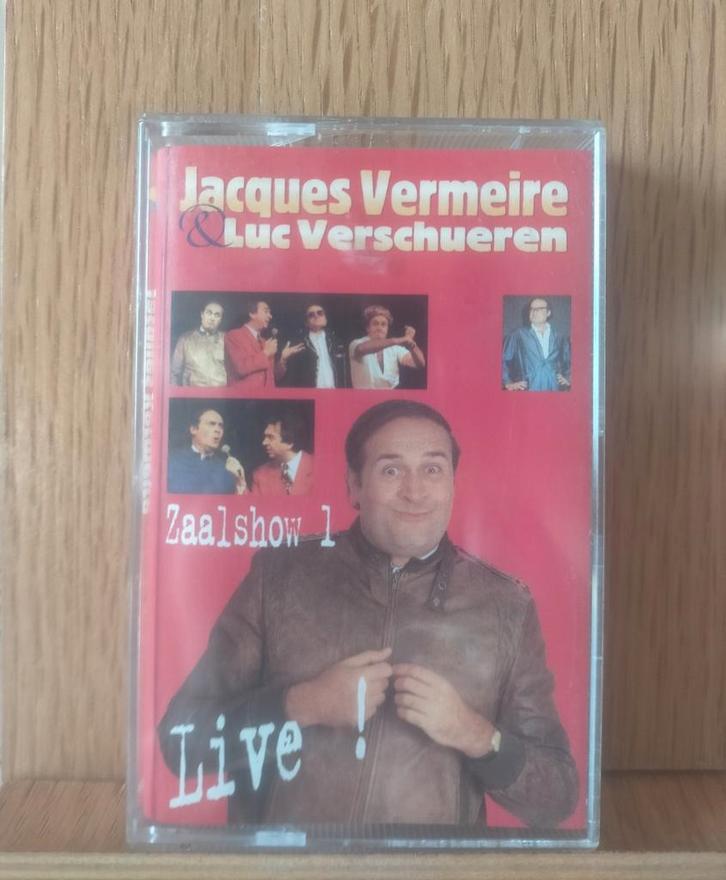 Audio cassette van Jacques Vermeire & Luc Verschueren, Verzamelen, Muziek, Artiesten en Beroemdheden, Gebruikt, Ophalen of Verzenden