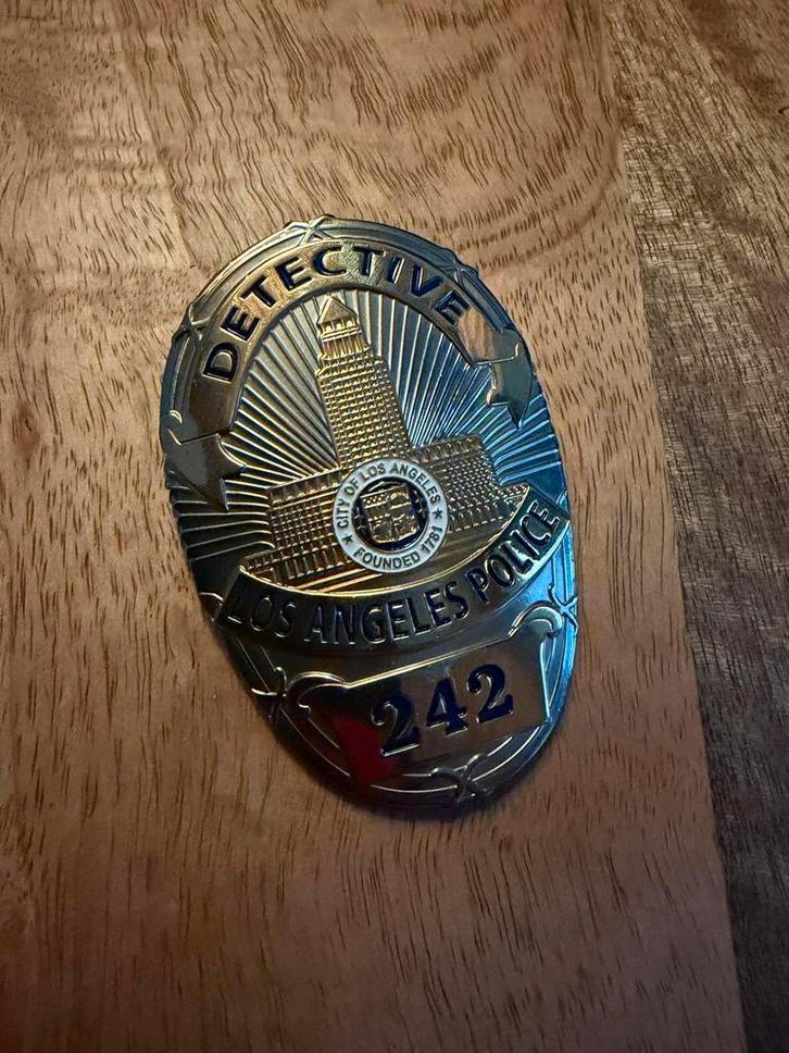 Badge insigne police US LAPD, Collections, Objets militaires | Général, Gendarmerie, Enlèvement ou Envoi