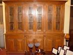 UNIEKE WANDKAST BUFFETKAST 270 cm. ZWAAR MASSIEF TEAK KAST, Antiek en Kunst, Ophalen