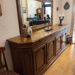 Hoogwaardige eetkamer van massief eikenhout, Huis en Inrichting, Ophalen, Zo goed als nieuw, 6 tot 8 stoelen