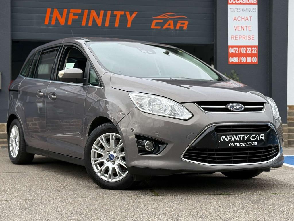 Ford Grand C-Max 1.6 TDCi Trend Style Start-Stop (bj 2015), Auto's, Ford, Voorwielaandrijving, Euro 5, Stof, Gebruikt