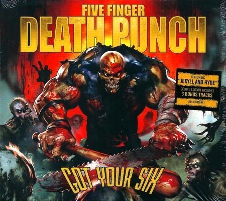 CD Five Finger Death Punch – Got Your Six - 2015, Cd's en Dvd's, Cd's | Hardrock en Metal, Zo goed als nieuw, Ophalen of Verzenden