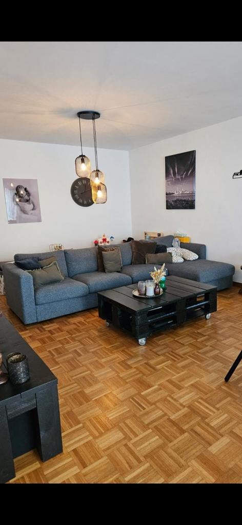 Vimle Hoes 4 zitsbank met chaise long gunnared grijs