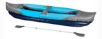 Opblaasbare kayak 1 of 2 personen + 2 Peddels, Watersport en Boten, Kajaks, Ophalen of Verzenden