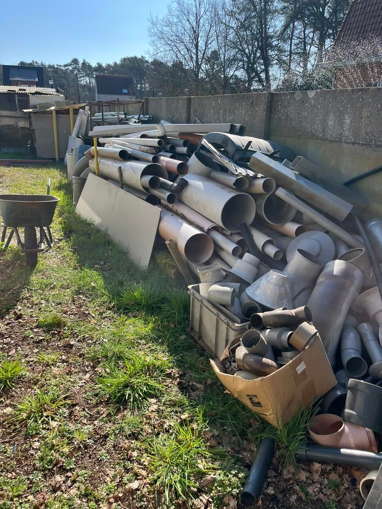 PVC buizen, Ophalen, Gebruikt, PVC
