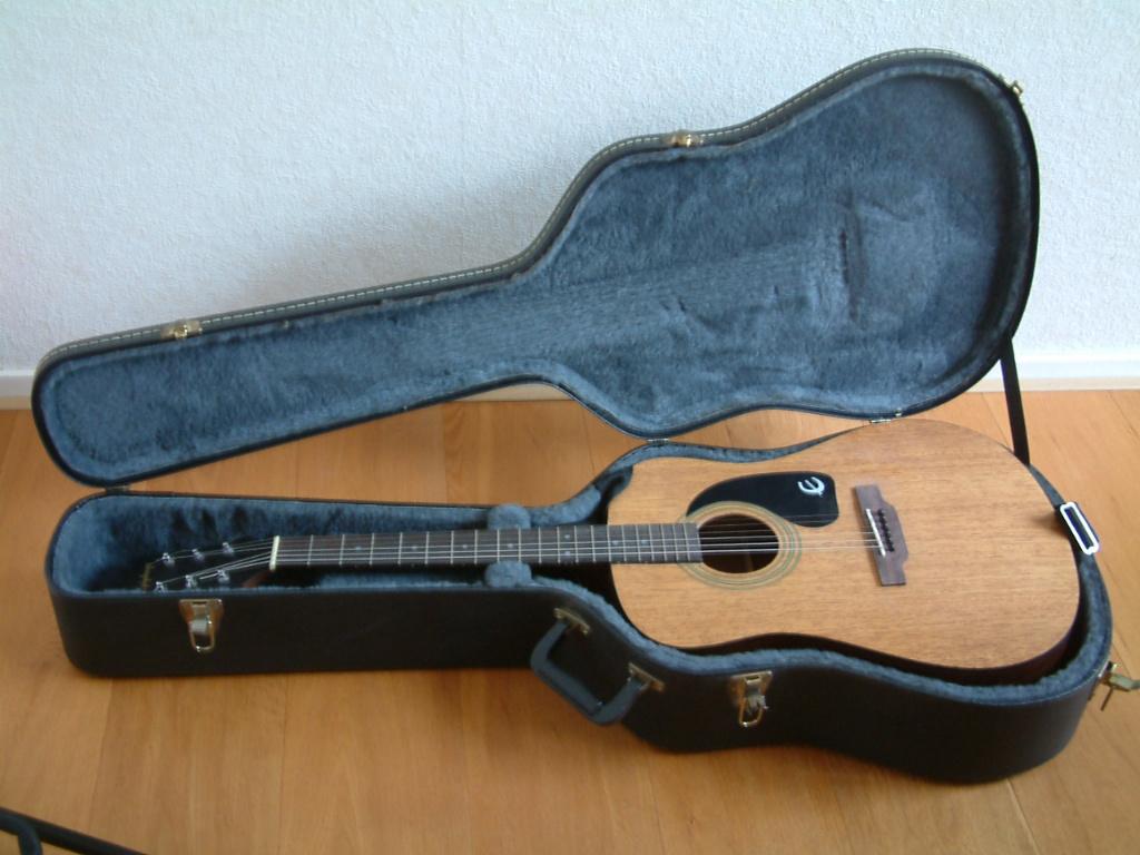 epiphone gitaar   western met koffer, Ophalen, Gebruikt, Western- of Steelstringgitaar, Met koffer