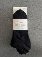 7 paar zwarte sneakersokken - maat 37/42, Vêtements | Femmes, Chaussettes & Bas, Enlèvement ou Envoi, Neuf, Noir