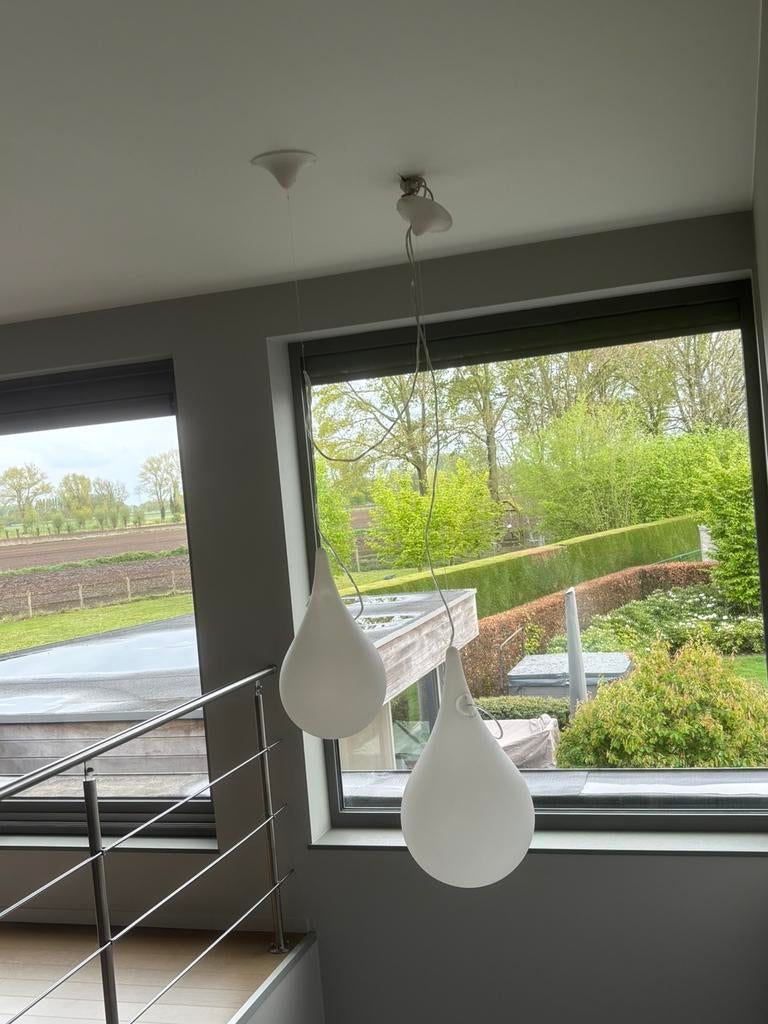 Designverlichting druppels, Huis en Inrichting, Ophalen, Kunststof, Gebruikt, 75 cm of meer