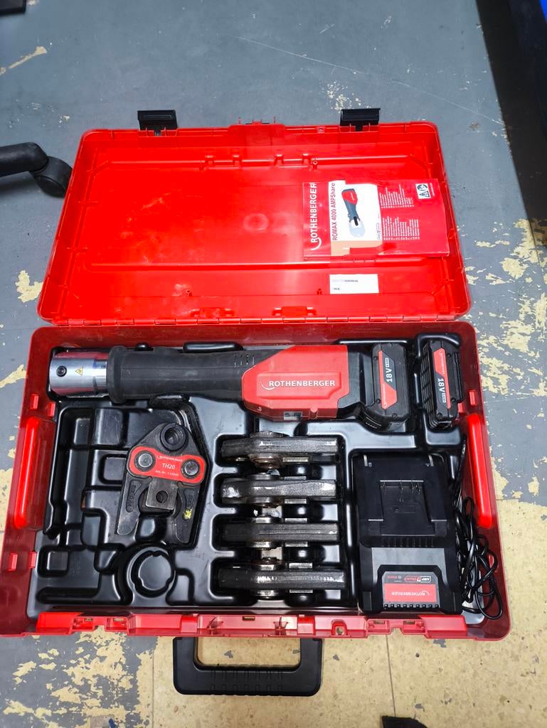 Rothenberger Romax 4000 persmachine in zo goed als nieuw., Enlèvement