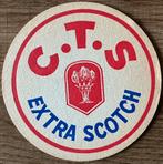 C.T.S EXTRA SCOTCH/bierviltje, Verzamelen, Biermerken, Ophalen of Verzenden, Zo goed als nieuw, Viltje(s), Overige merken