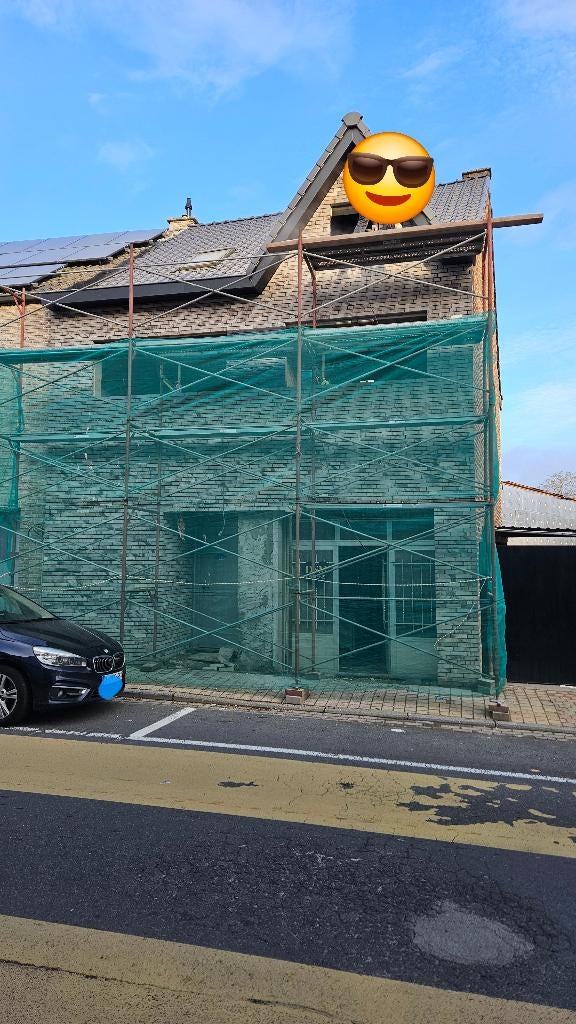 Bouwmaterialen, Enlèvement, Utilisé, Échafaudage de façade, 5 mètres de hauteur ou plus