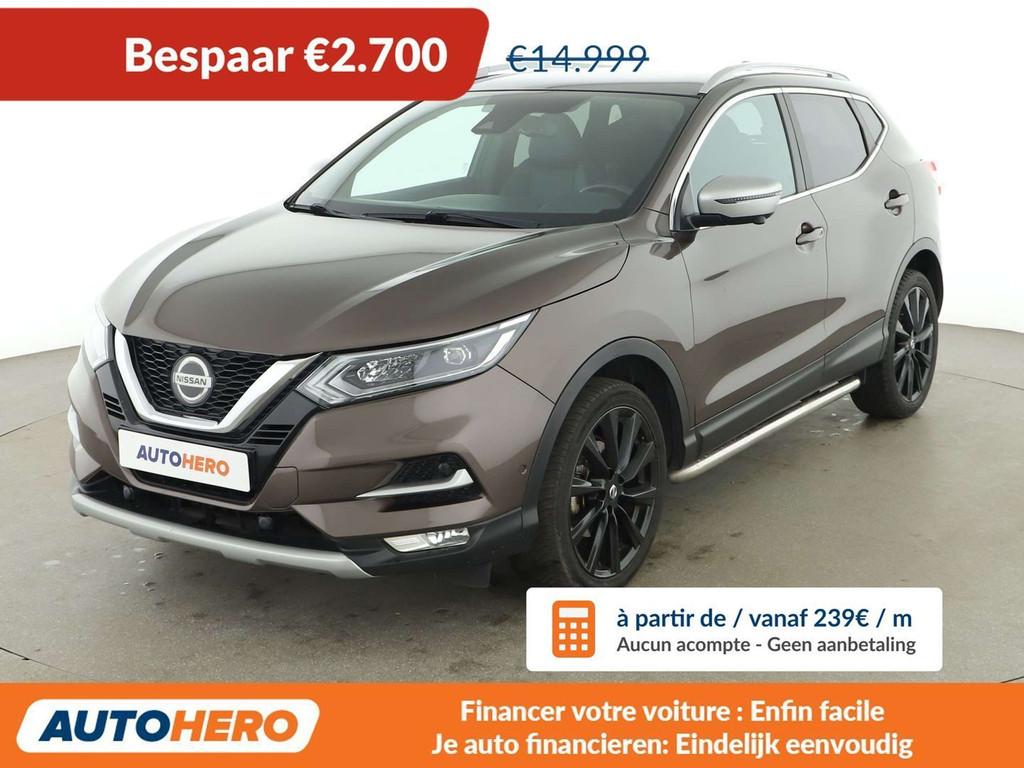 Nissan QASHQAI 1.3 DIG-T Tekna+ (bj 2019), Auto's, Voorwielaandrijving, Gebruikt, 161 g/km, Bruin