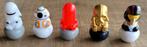 Star Wars Rollinz: 5 verzamelfiguurtjes, Ophalen of Verzenden, Gebruikt
