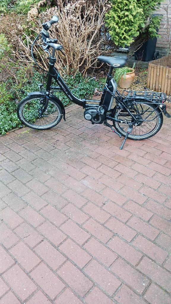 Plooifiets elektrisch, Fietsen en Brommers, Fietsen | Vouwfietsen, Zo goed als nieuw, Overige merken, Totaal opvouwbaar, Ophalen