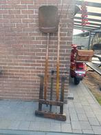 ANTIEKE HOUTEN FRUIT-/WIJNPERS, Enlèvement, Comme neuf