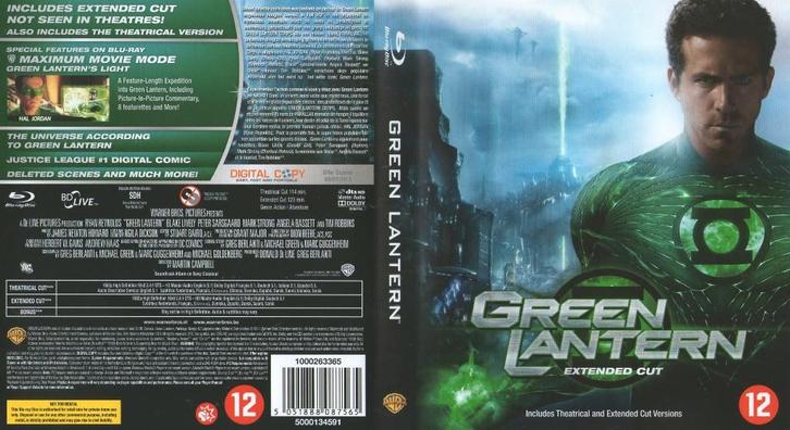green lantern (blu-ray) neuf, CD & DVD, Blu-ray, Comme neuf, Science-Fiction et Fantasy, Enlèvement ou Envoi