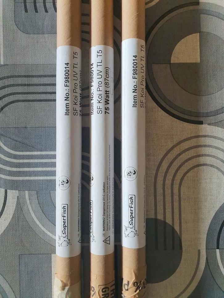 3 lampes UV-C/UV TL T5 75 W — SF Koi Pro (nouveau), Jardin & Terrasse, Accessoires pour étangs, Neuf, Filtre de bassin, Enlèvement