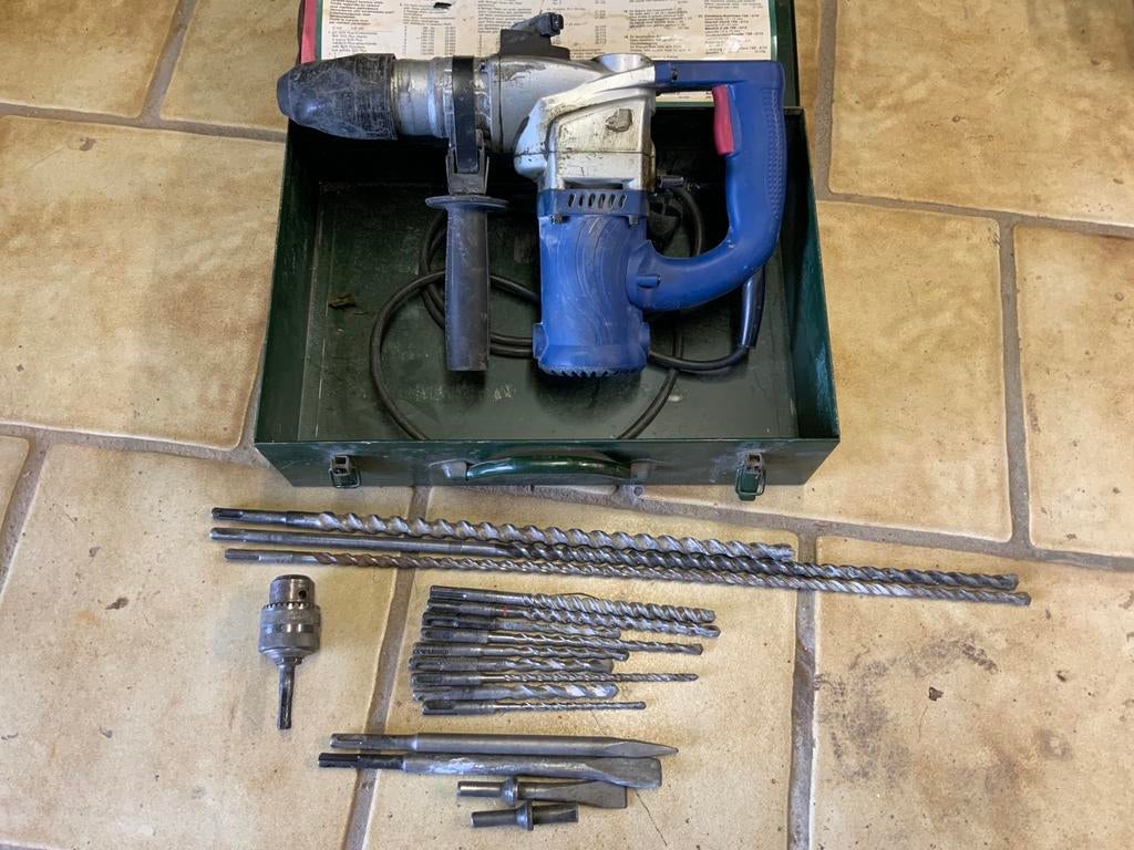 Foreuse burineuse, Enlèvement, Utilisé