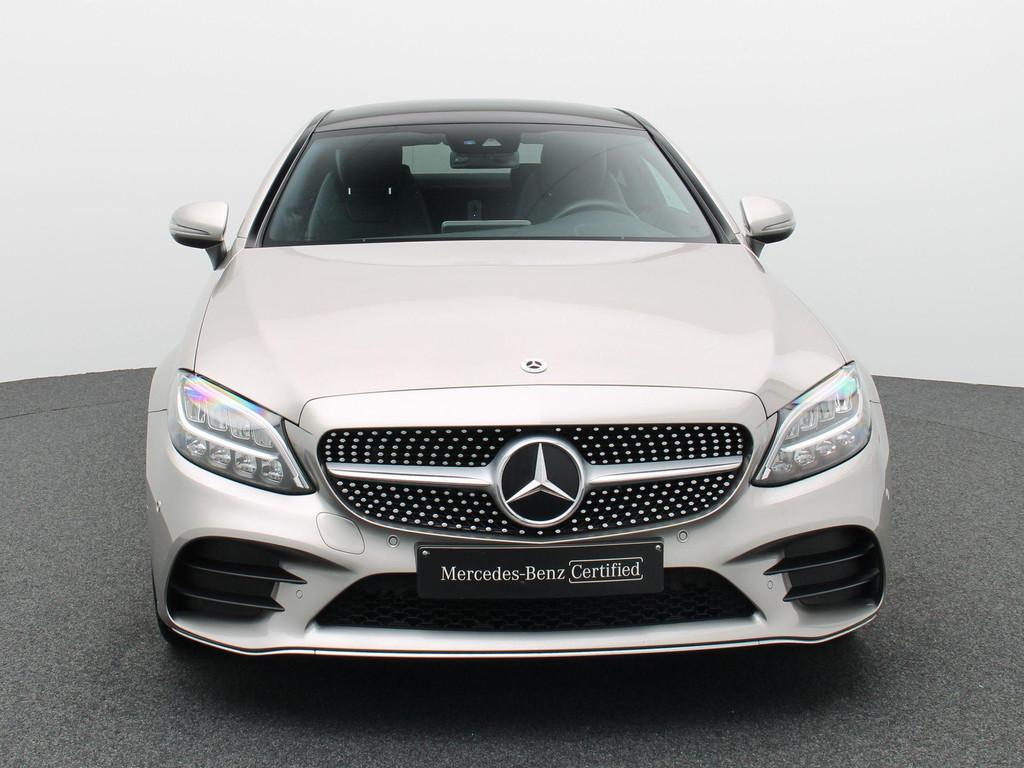 Mercedes-Benz C 300 AMG LINE Coupé + 258 PK + PANO DAK + BU, Automaat, 4 zetels, 4 cilinders, Bedrijf