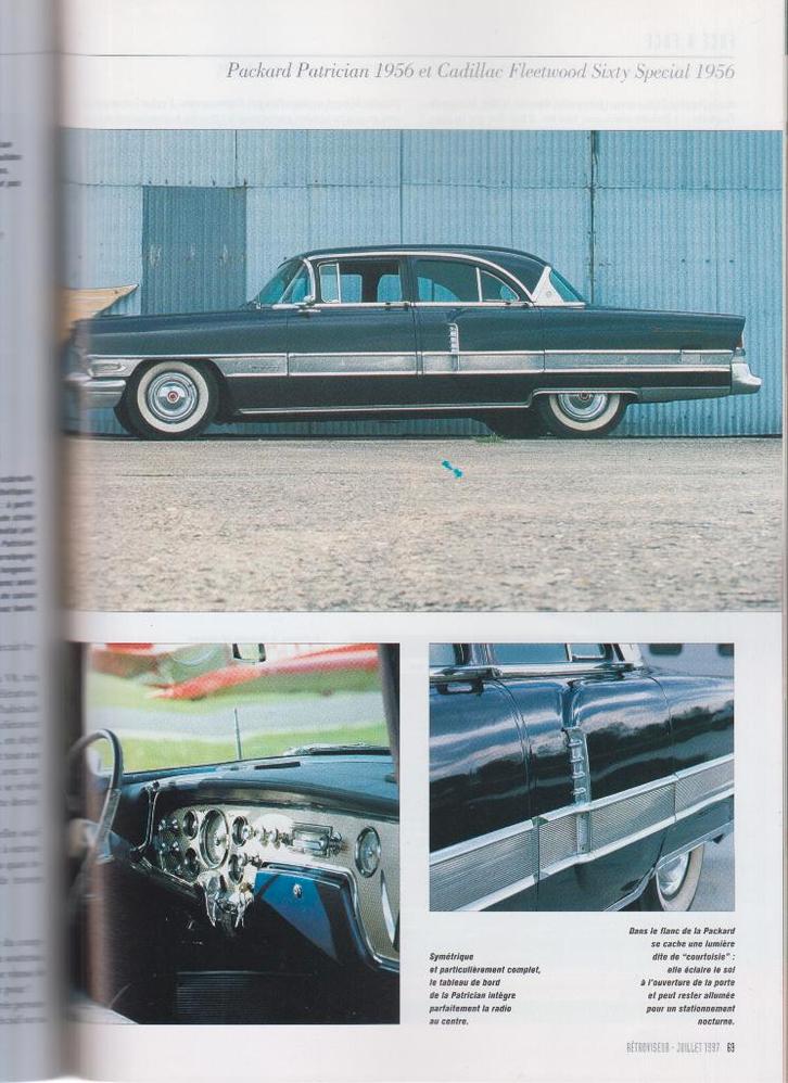 1956 Packard Patrician voiture de collection, Livres, Autos | Brochures & Magazines, Envoi