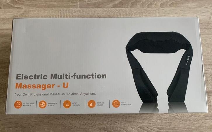 Multifunctioneel Shiatsu massage kussen ‘met warmte’, Sport en Fitness, Massageproducten, Nieuw, Massagestoel of Kussen, Ophalen of Verzenden