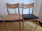 Twee stoelen jaren 60, sixties, Huis en Inrichting, Stoelen, Ophalen, Gebruikt, Twee, Overige kleuren
