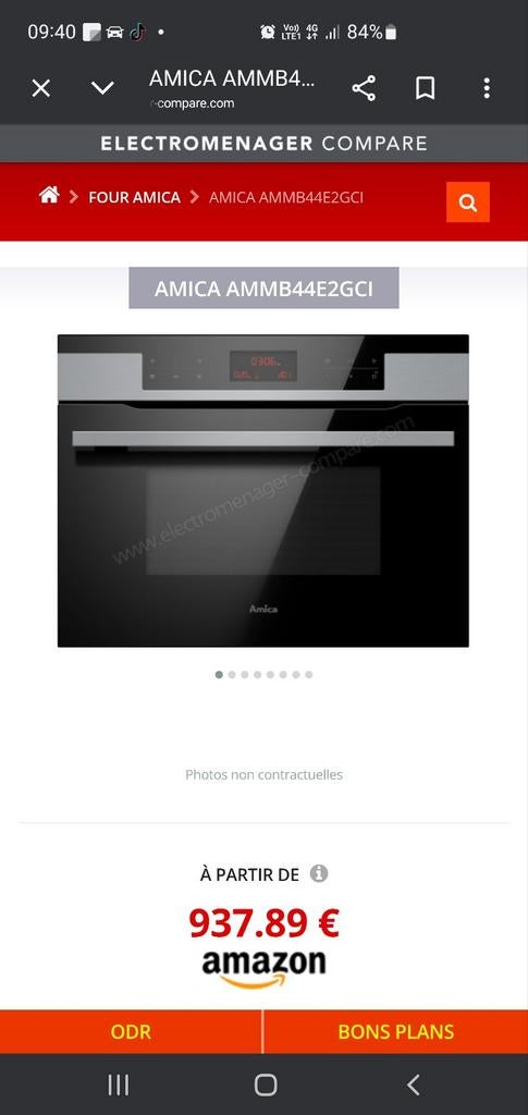 Four encastrable multifonction neuf, Enlèvement, Gril