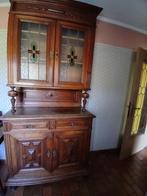 meuble ancien avec vitraux (nouvellement restaurés)le, Antiquités & Art, Antiquités | Meubles | Armoires, Enlèvement
