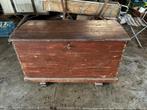 Houten kist, Huis en Inrichting, Ophalen, Gebruikt, Overige houtsoorten