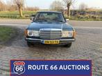 Mercedes-Benz 200 | 1982 | Route 66 Auctions, Autos, Achat, Entreprise, Boîte manuelle, Autre carrosserie