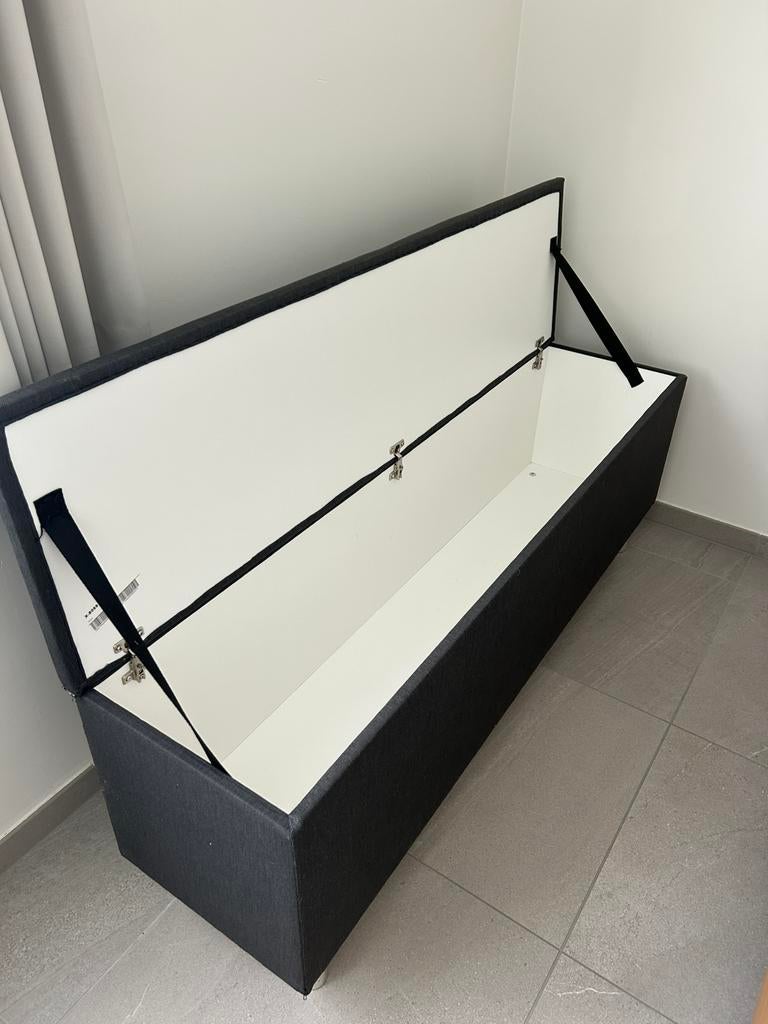 Gewatteerde Bedbank, Ophalen, Gebruikt, 160 cm