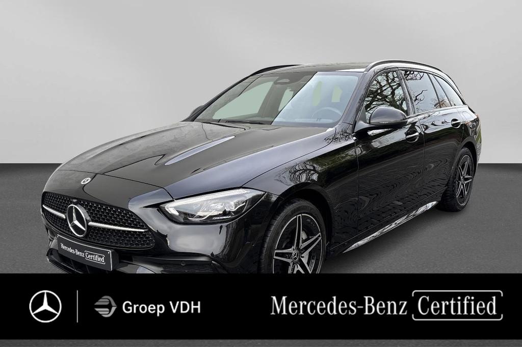 Mercedes-Benz Cars C-Klasse 300e AMG Line Break, Auto's, Mercedes-Benz, Automaat, Zwart, 4 cilinders, https://public.car-pass.be/vhr/4dab4113-a2e0-4cdb-9346-5301ea7269b0