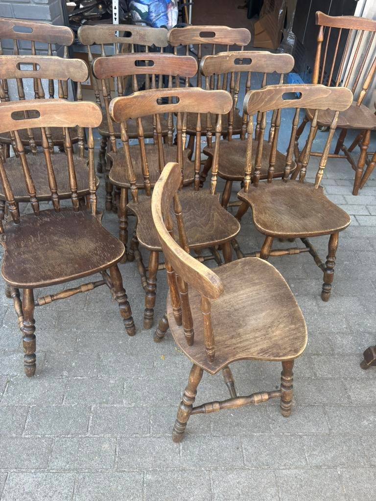Anciennes chaisses de café, tables et tabouretsde bar, Antiquités & Art, Antiquités | Meubles | Chaises & Canapés, Enlèvement