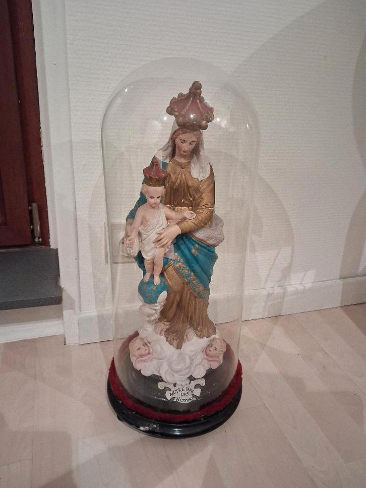 Notre dame des victoire / mariabeeld 46cm hoog, Antiek en Kunst, Antiek | Religieuze voorwerpen, Ophalen