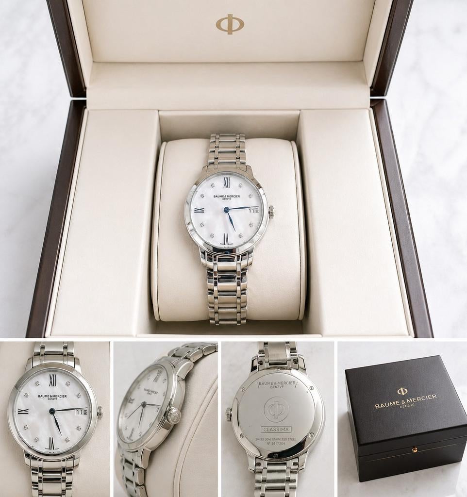Montre de luxe Baume & Mercier Classima pour femmes, modèle, Bijoux, Sacs & Beauté, Montres | Femmes, Enlèvement