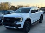 Ford Ranger 2.0 EcoBlue e-4WD WILDTRAK TVAC*BTWIN FULL OP., Auto's, Automaat, Gebruikt, 4 cilinders, Wit