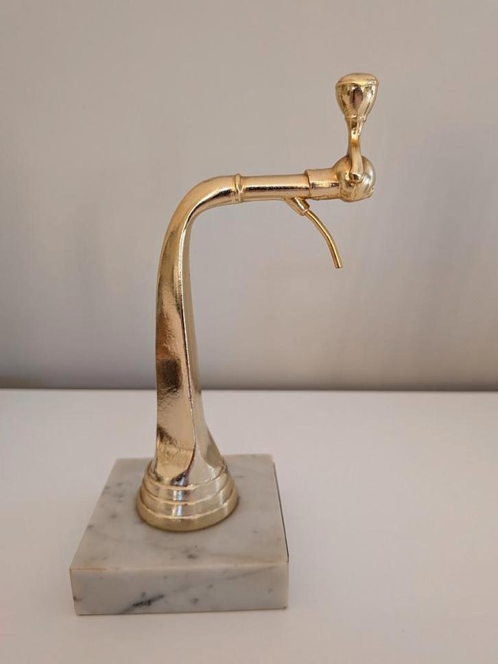 Vintage Stella Artois tapkraan trofee, Verzamelen, Biermerken, Gebruikt, Overige typen, Stella Artois, Ophalen of Verzenden