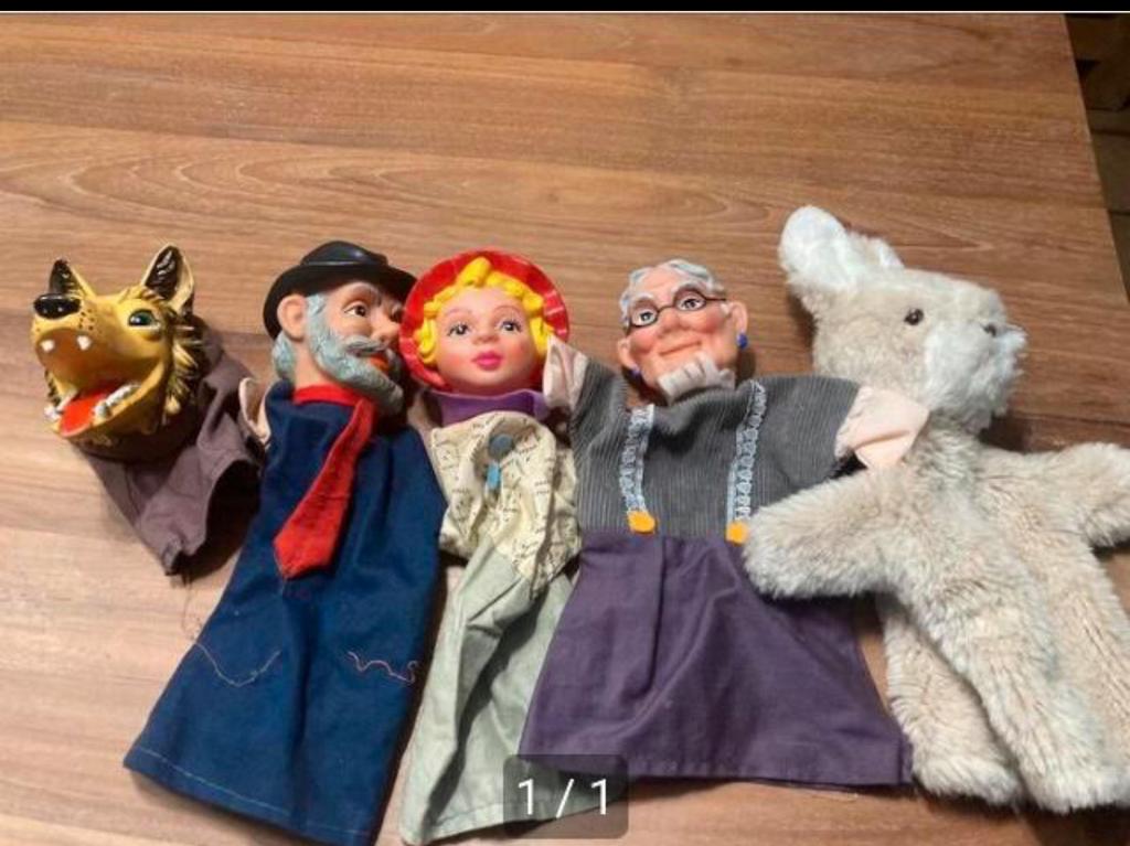 Handpoppen en vingerpopjes, Kinderen en Baby's, Ophalen, Zo goed als nieuw