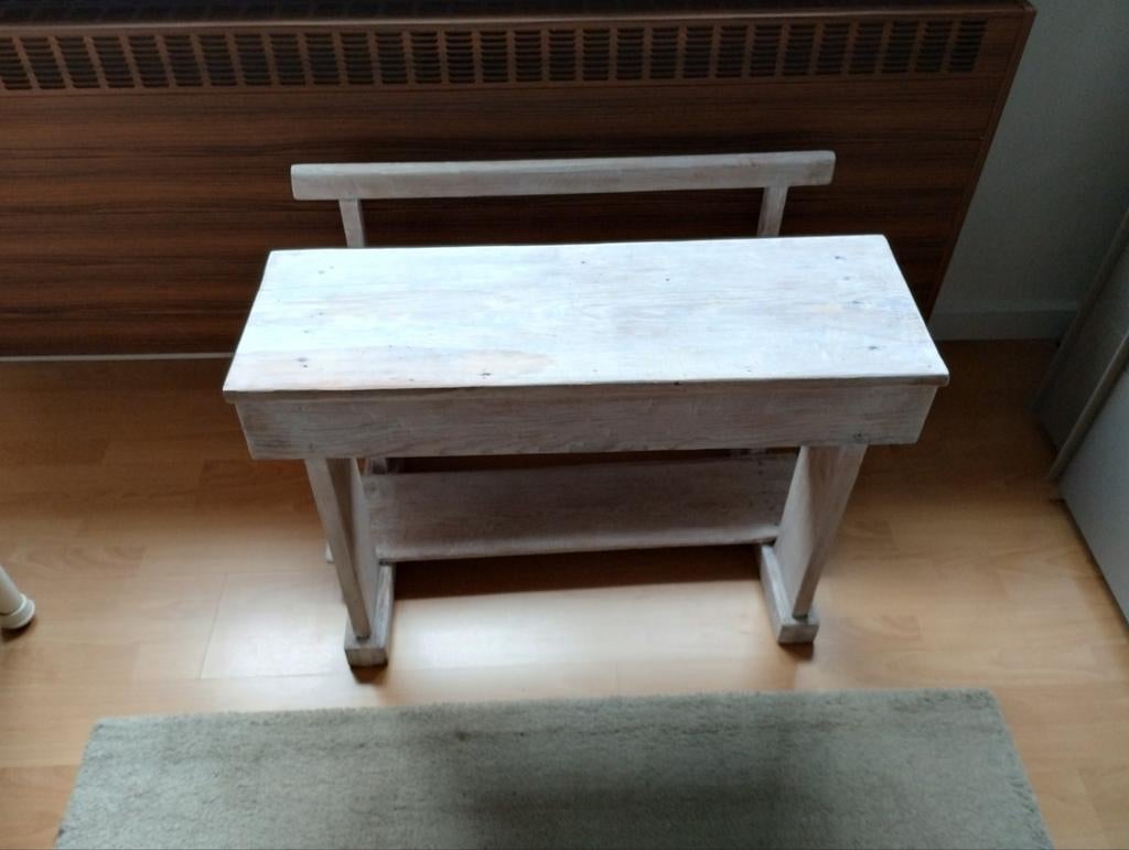 Houten kleine school bank, Huis en Inrichting, Ophalen