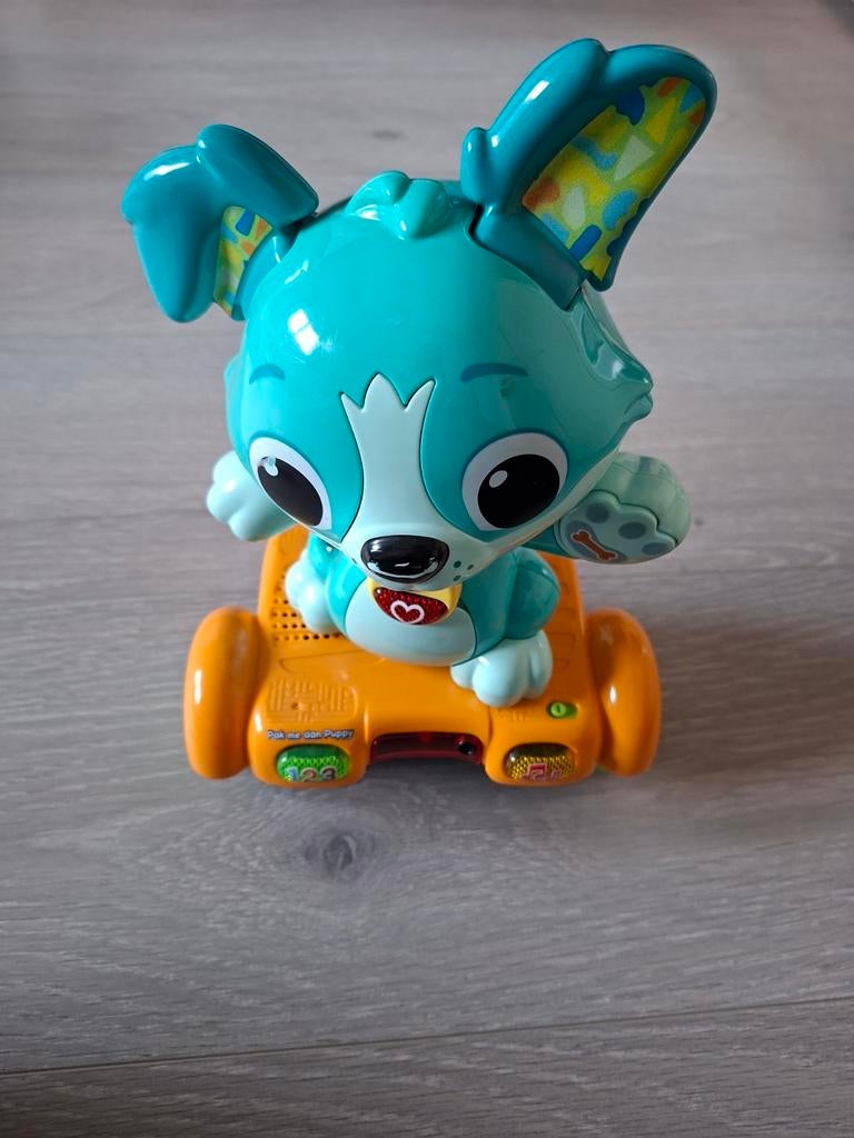 Pak me dan puppy, Ophalen