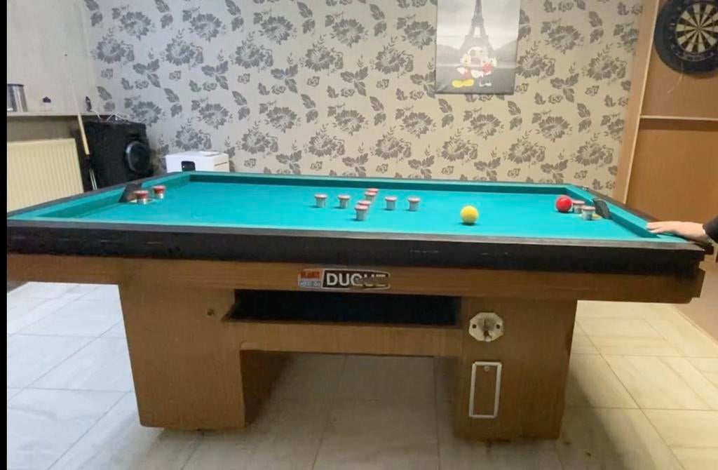 Topbiljart te koop, Sport en Fitness, Biljarten en Poolen, Ophalen, Gebruikt, Biljarttafel